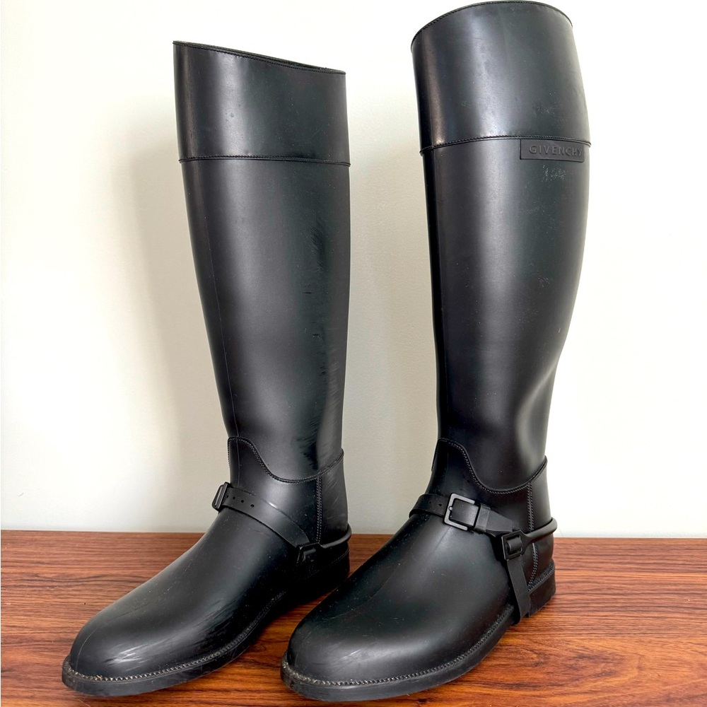 Givenchy Rainboots with Riding Boot Detail